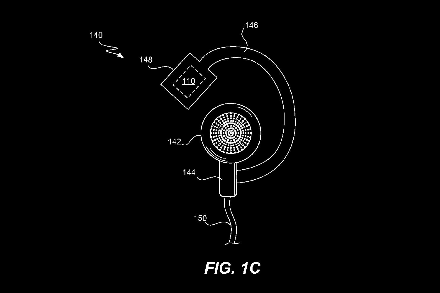 Apple headphones patent