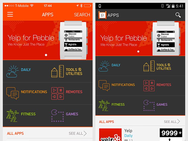 pebble app store opening doors monday