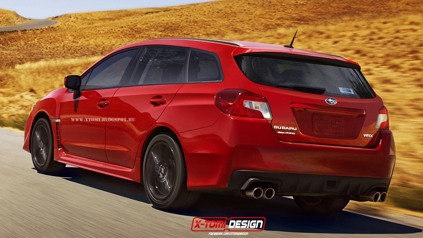 hungarian renderer subaru refused design 2015 wrx wagon dog lovers wagon2