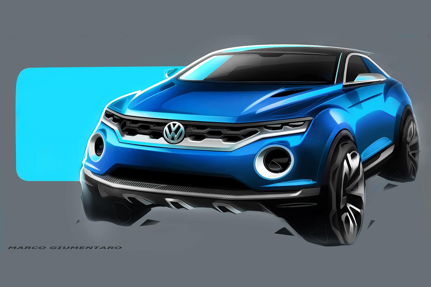 Volkswagen T-ROC concept console front left