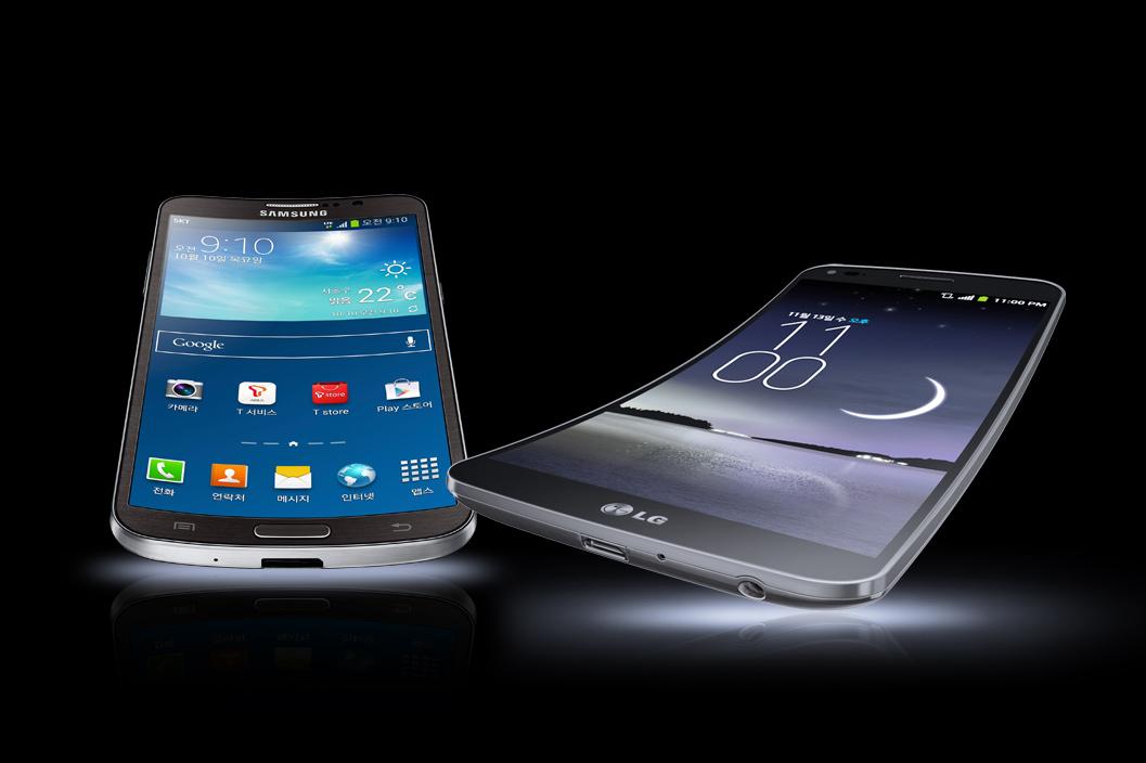 curved screens gimmick or next big thing lg g flex samsung galaxy round