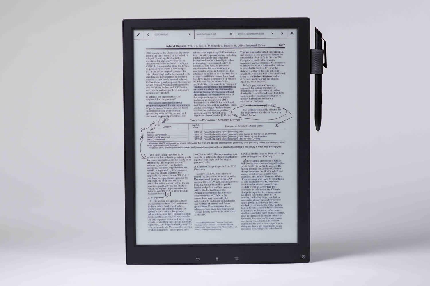 sony announces digital paper flexible e ink screen u s