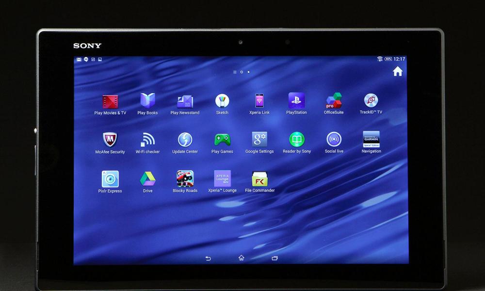 Sony Xperia Z 2 app grid 2