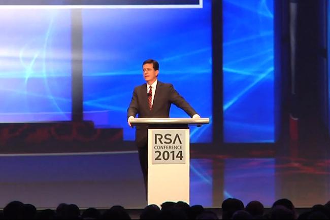 stephen colbert rsa conference 2014 keynote video