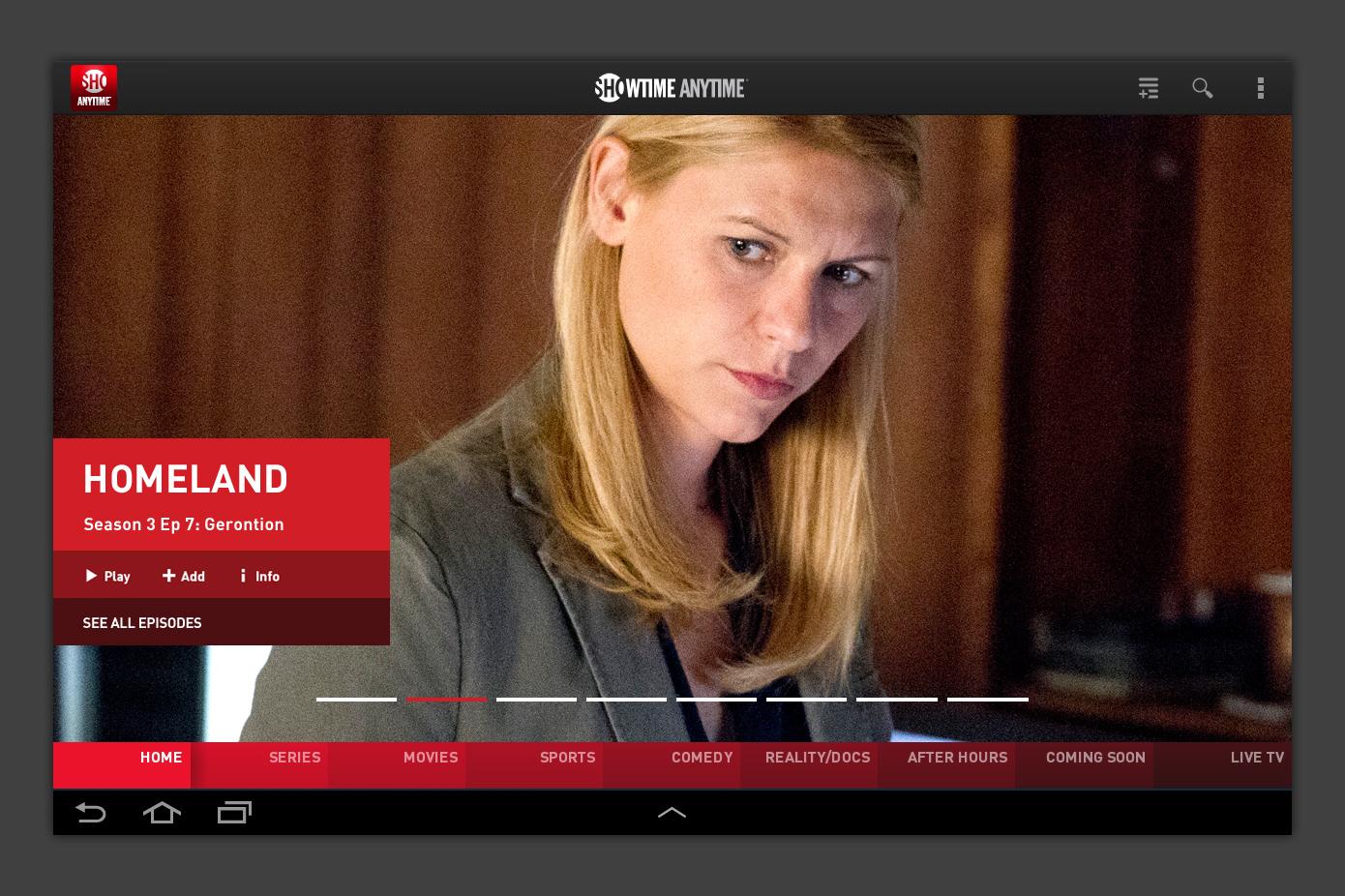showtime anywhere app screen