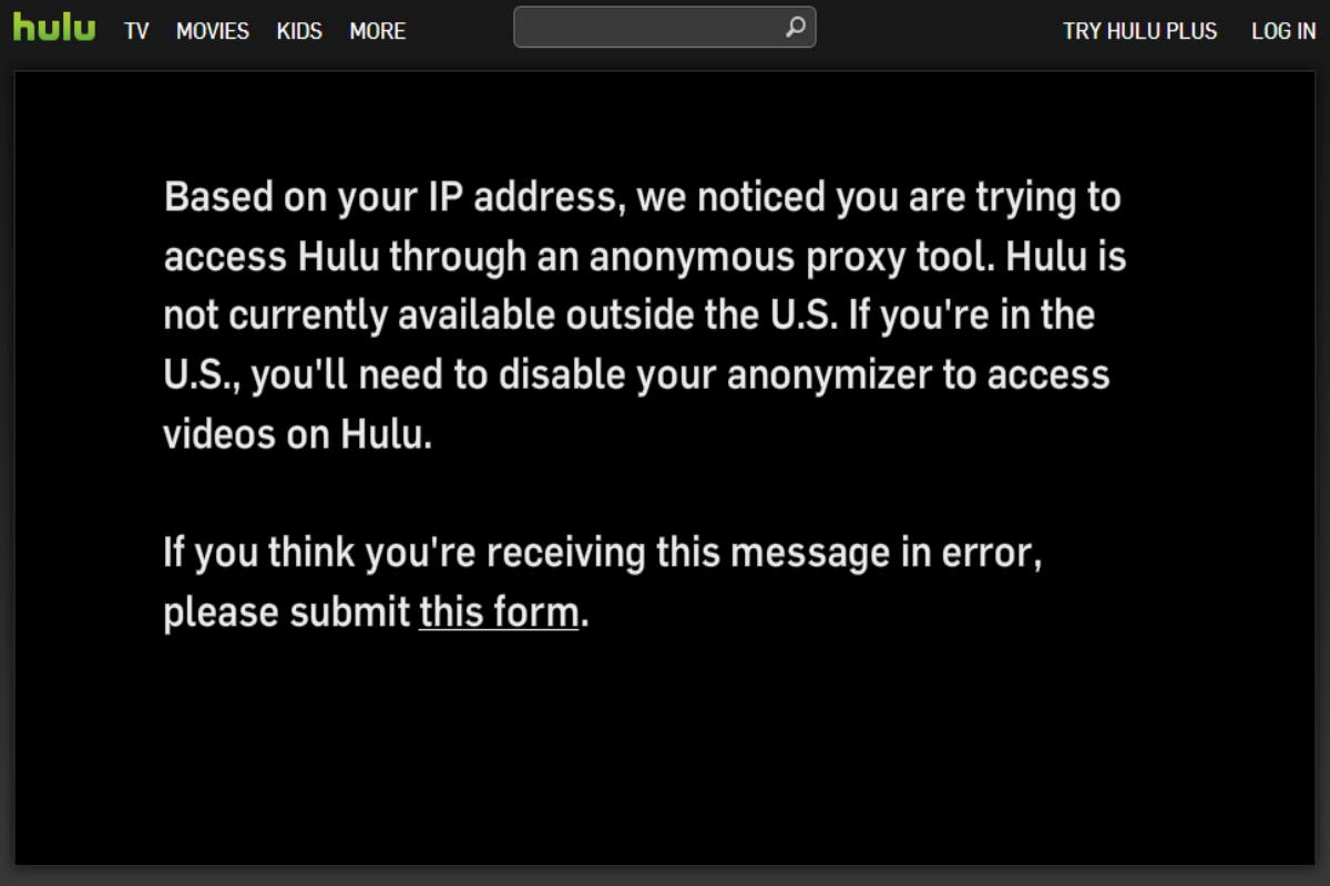 hulu is now allegedly preventing virtual private network users from using its site vpn