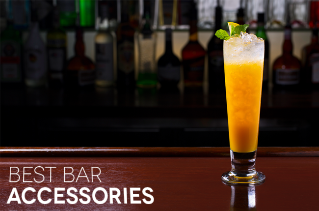 best home bar accessories header image