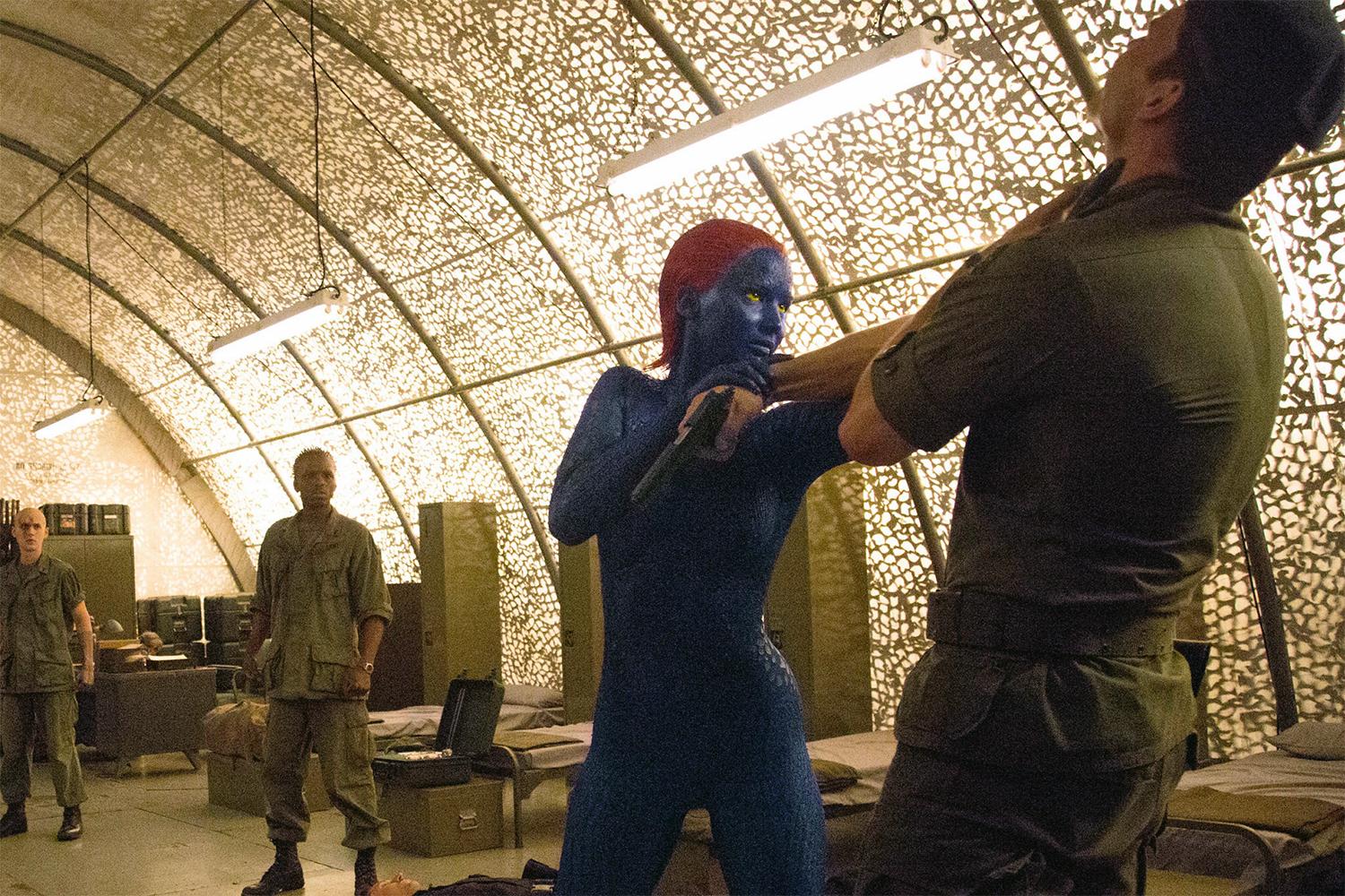 watch x men days future past post credits scene amazing spider man 2 mystique jennifer lawrence