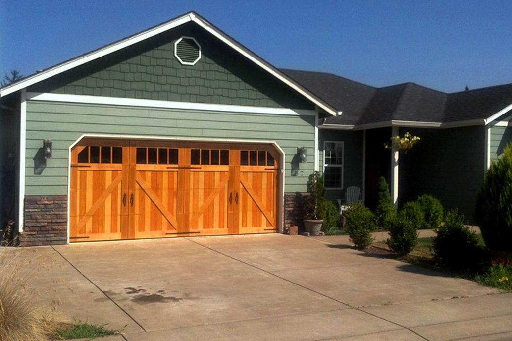 give boring garage door makeover sexy wood overlays screen shot 2014 05 09 at 12 16 29 pm