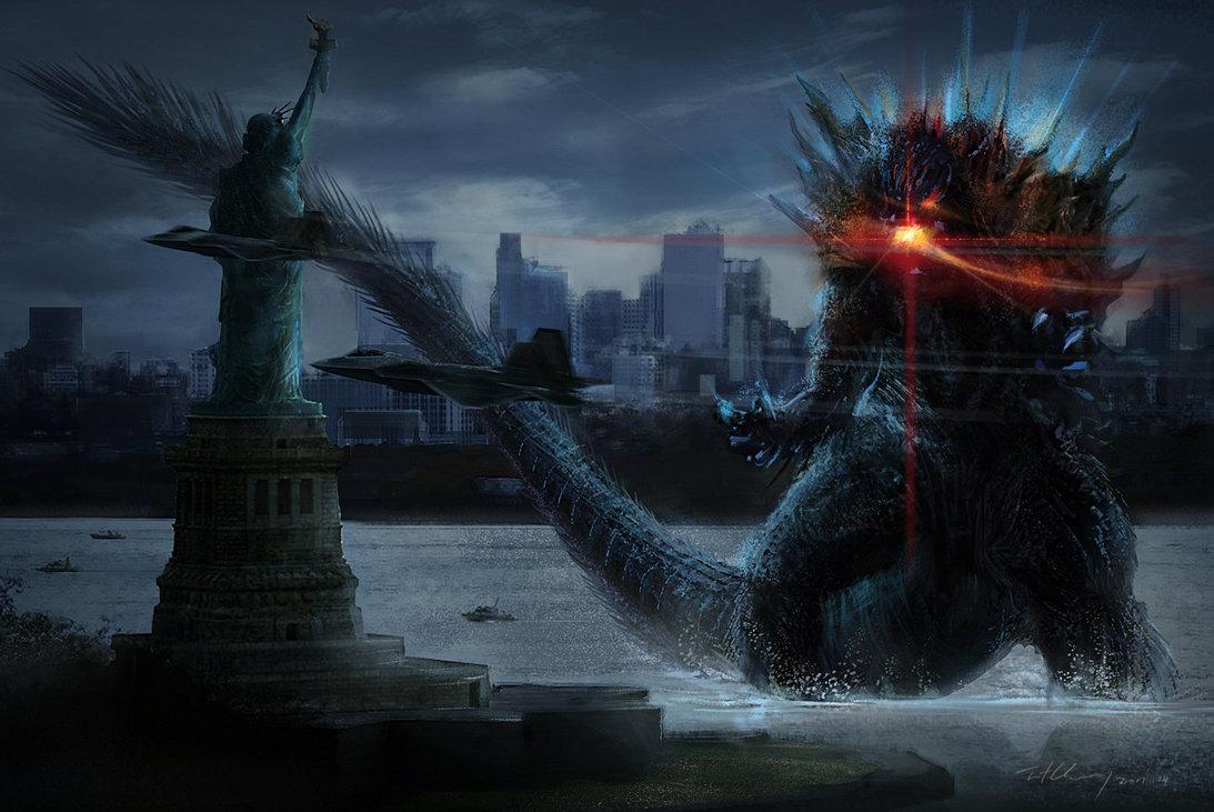 godzilla early concept art