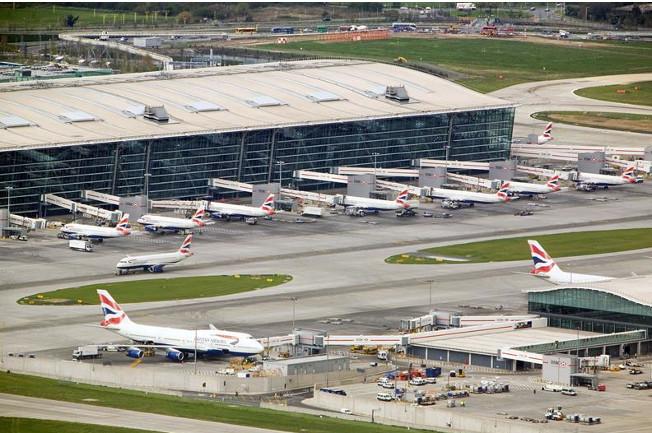 heathrow airports terminal 5 now called samsung galaxy s5 heathrowairportterminal5