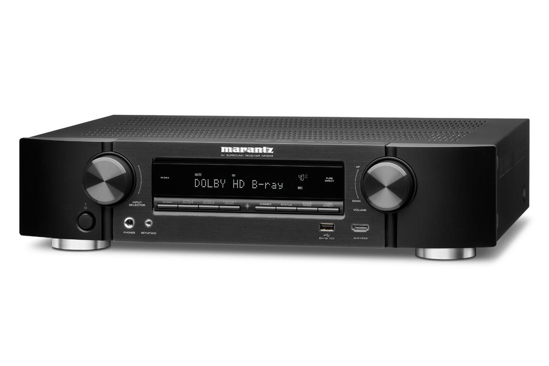 get av receiver miniaturized form marantz new nr1605 nr 1605