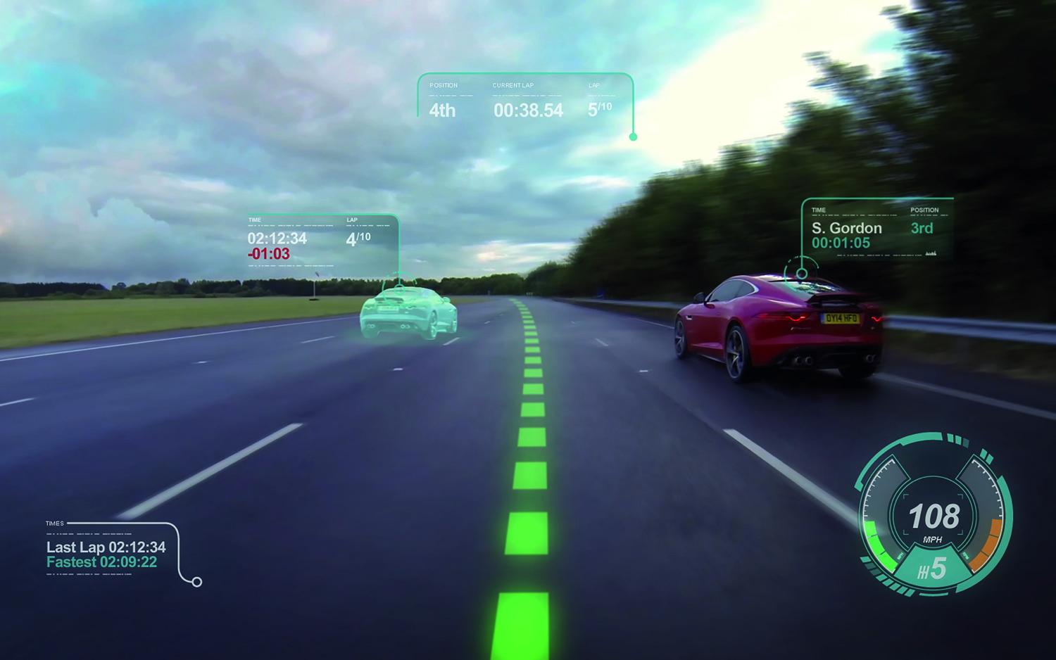 Jaguar Virtual Windscreen