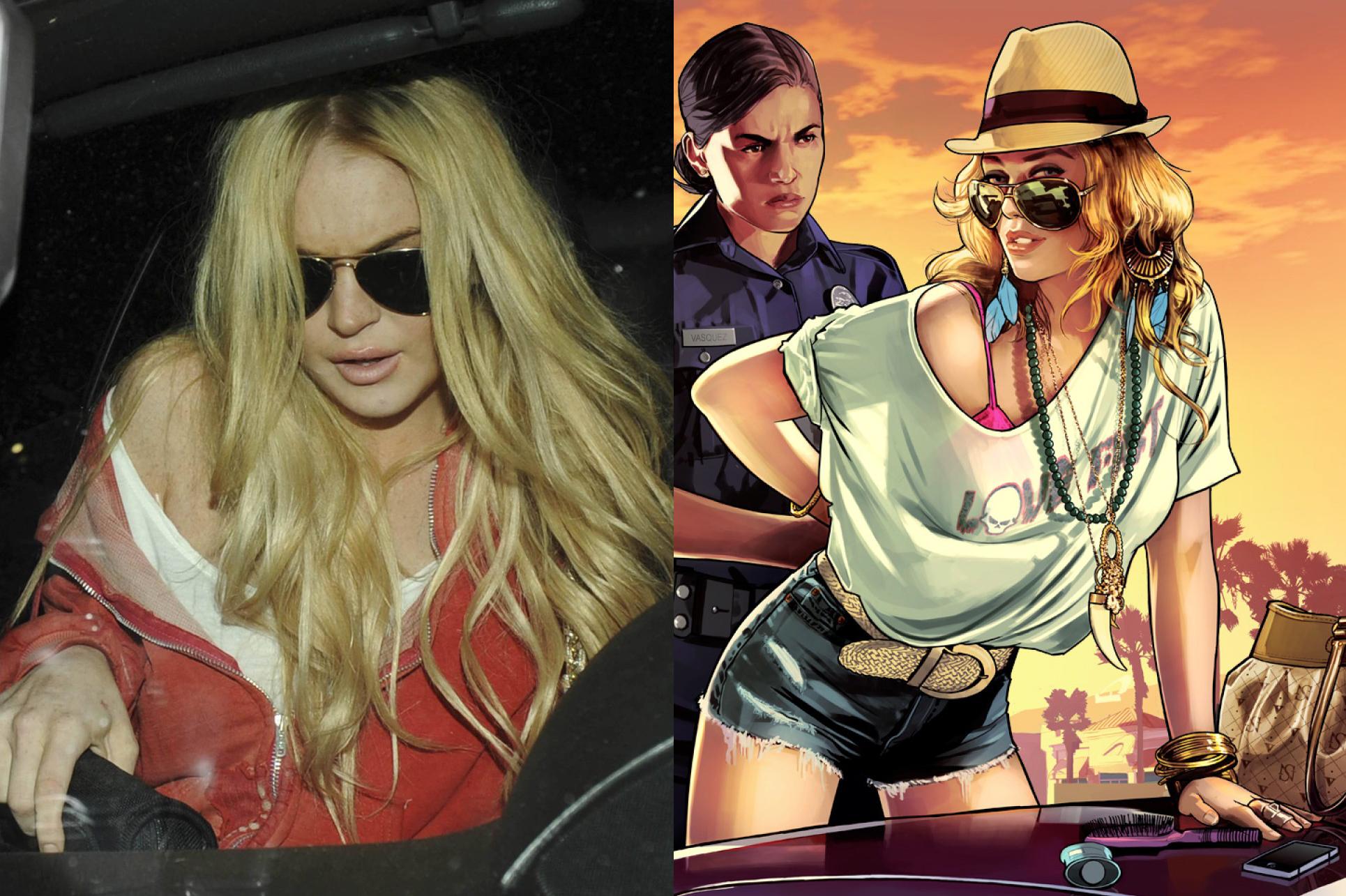 rockstar games says lindsay lohan sued attention gta