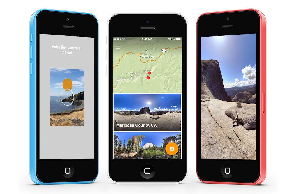 google photo sphere ios camera app