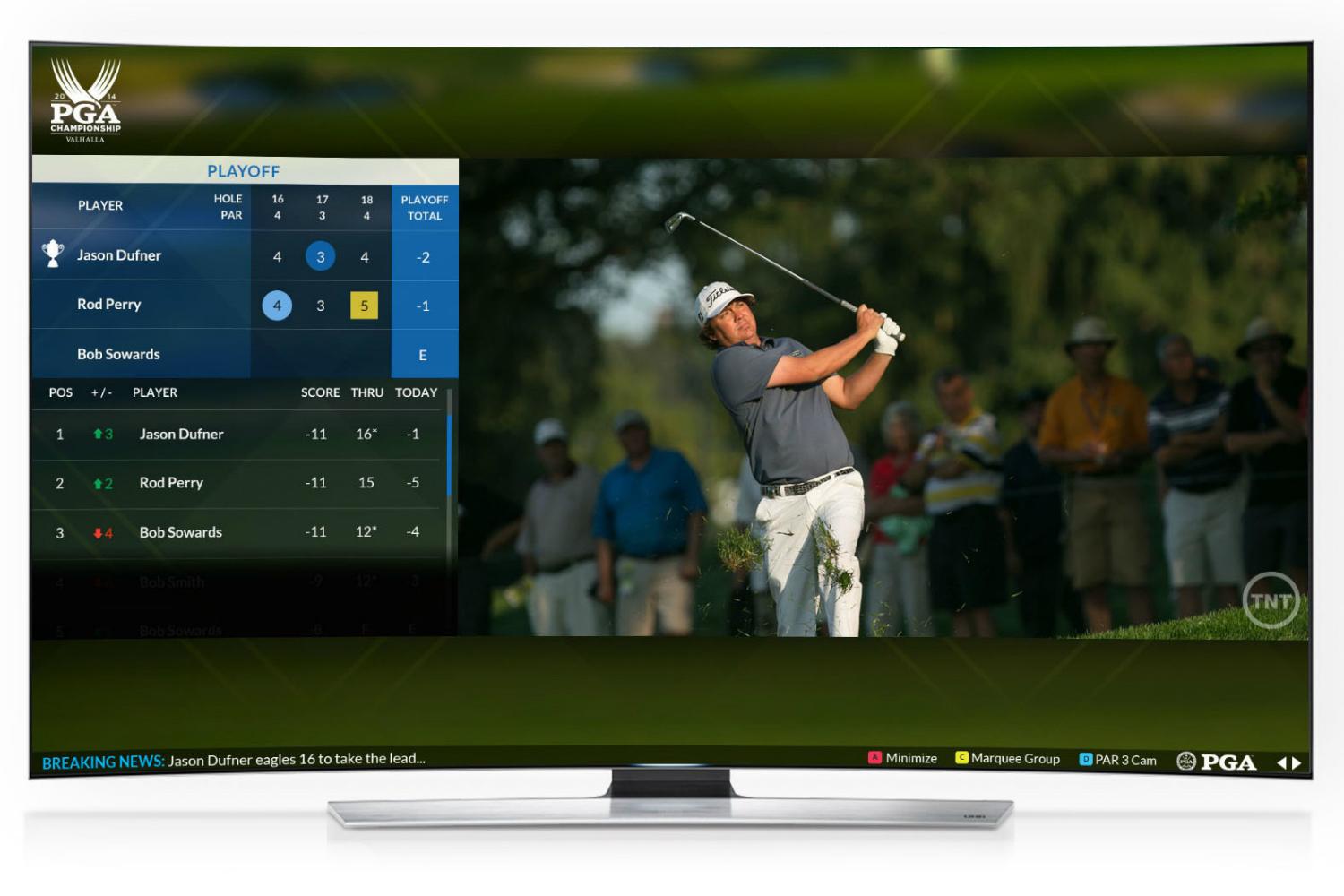 samsung reveals pga championship app for smart tvs