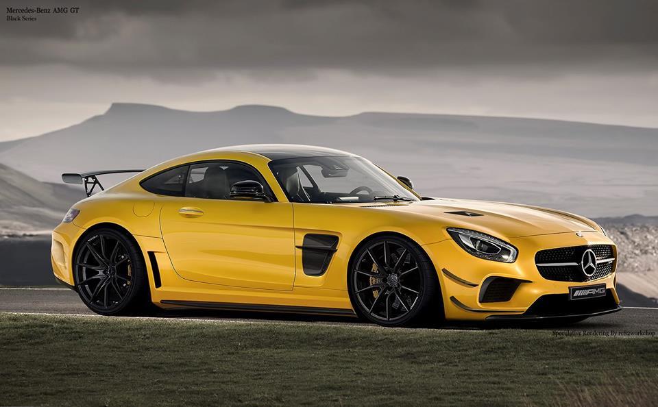 Mercedes AMG GT Black Series render