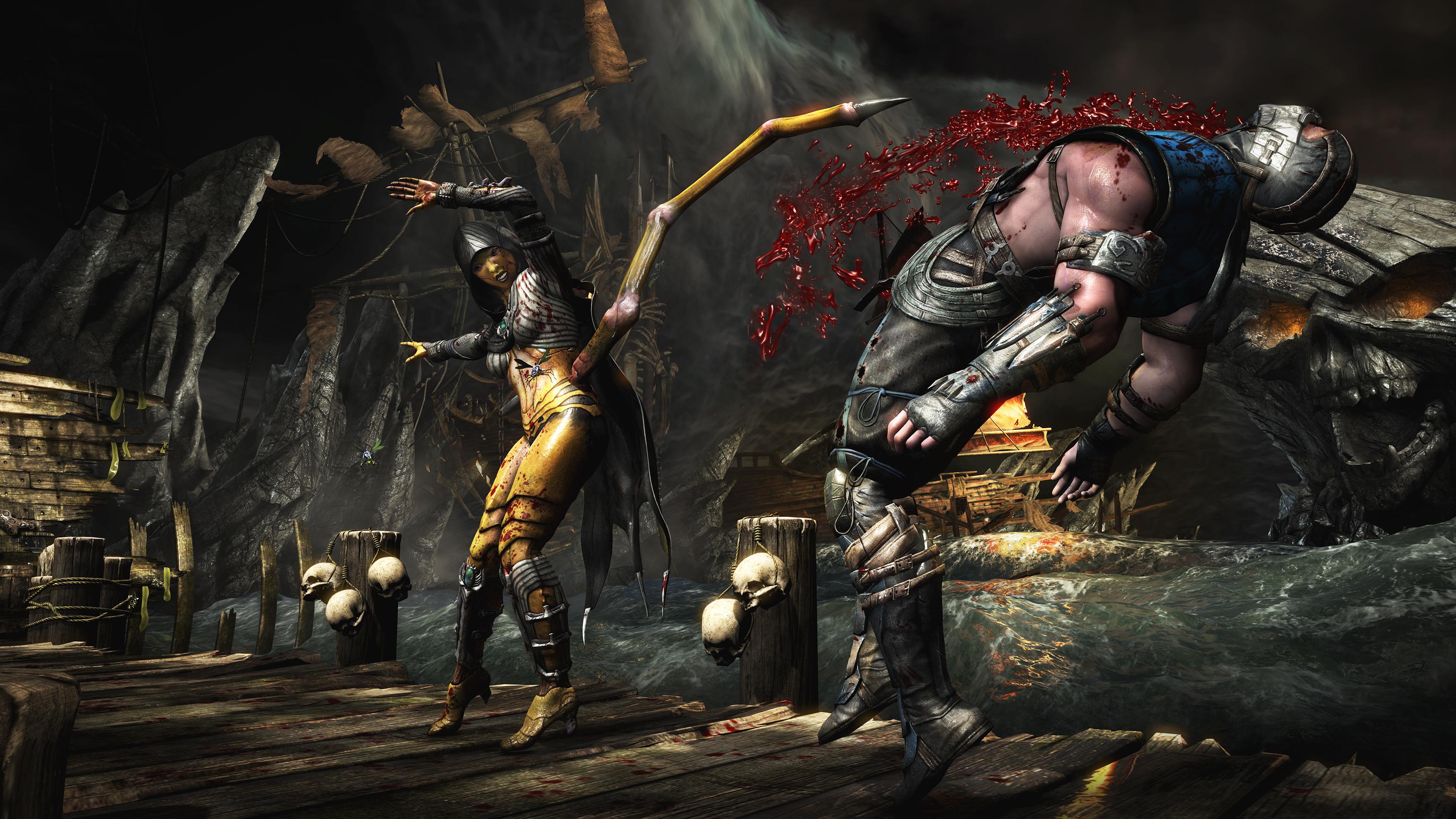 mortal kombat x lines fatalities april 2015 release date