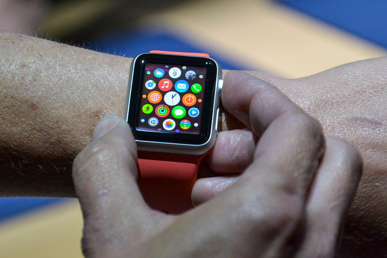 Apple Watch hands on 7