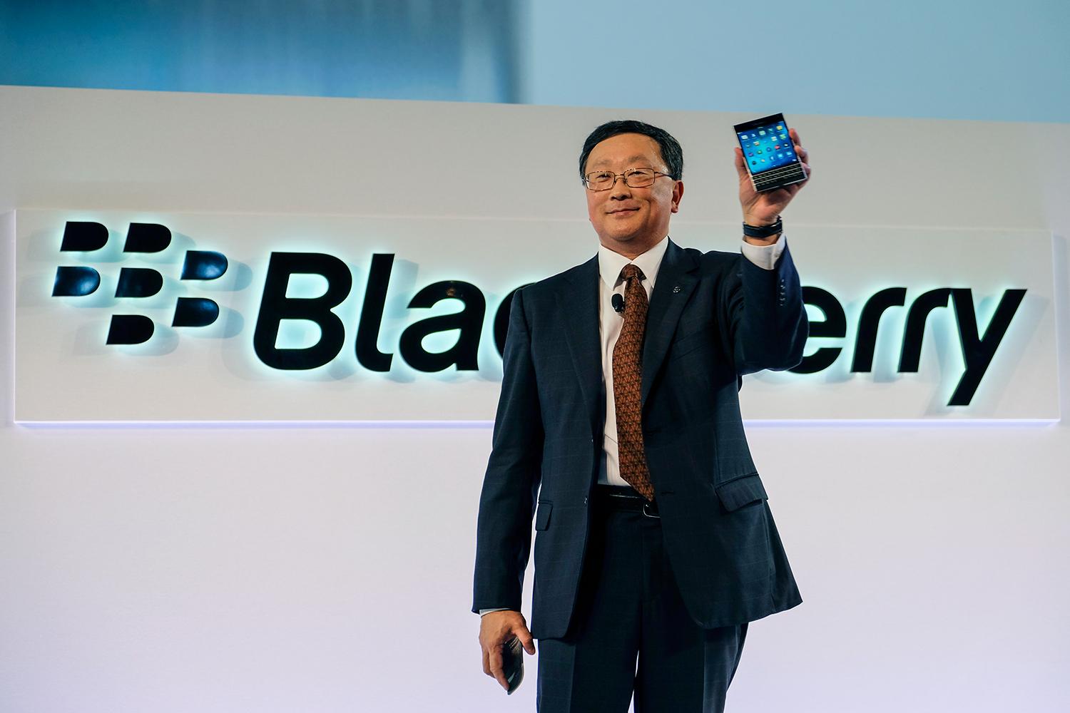 blackberry ceo apple encryption passport press announcement