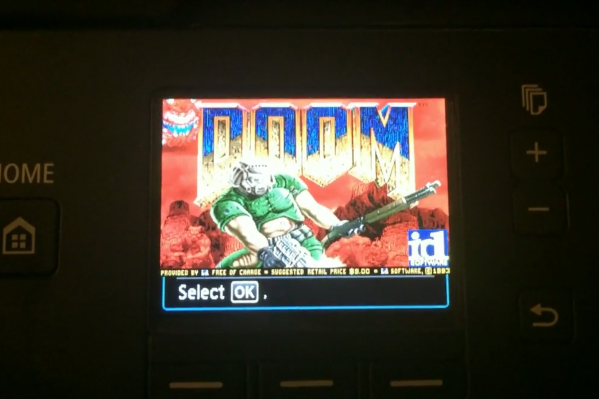 hacker gets doom running canon printer