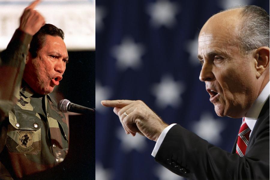 giuliani calls former dictor manuel noriegas lawsuit call duty outrageous offense first amendment noriega