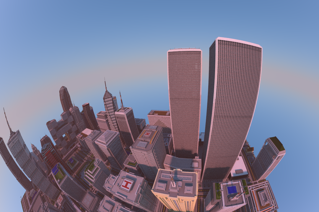 Minecraft city Titan City