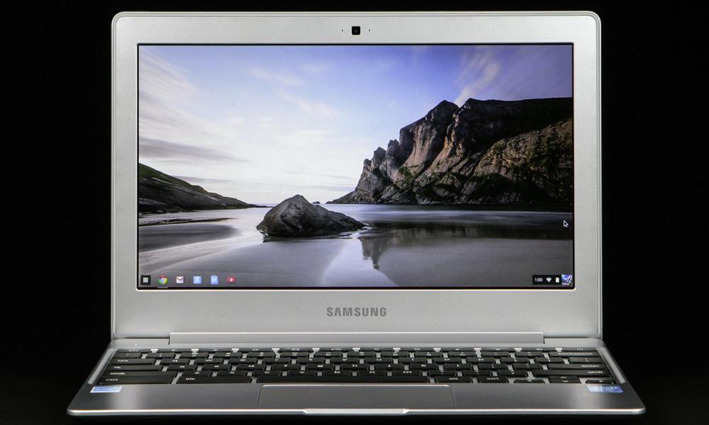 Samsung Chromebook 2 XE500C12-K01US review front screen v3