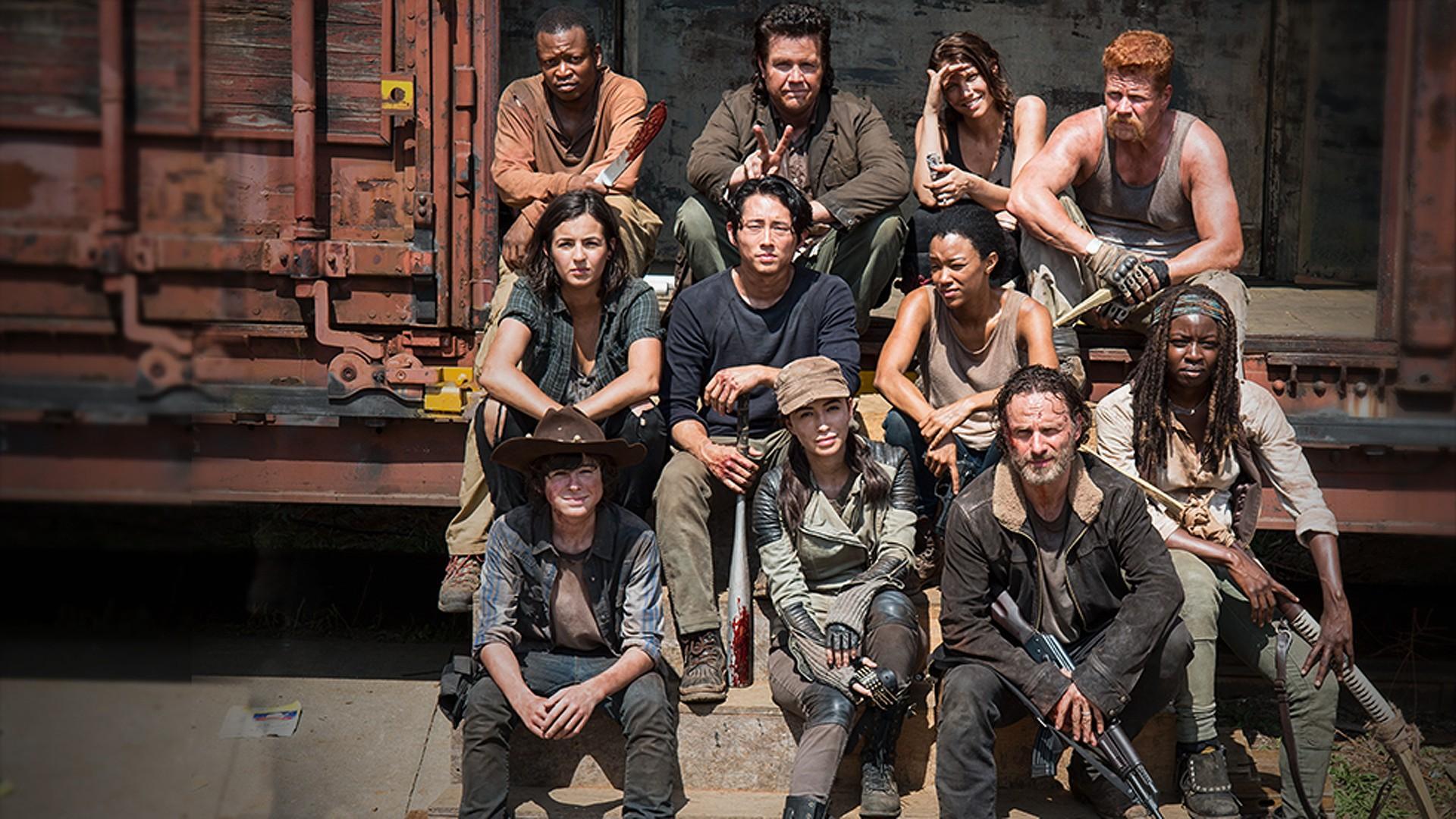 directv dispute with amc results in walking dead held ransom the season 5 cast shot