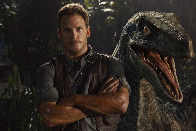 jurassic world features park t rex chris pratt hed