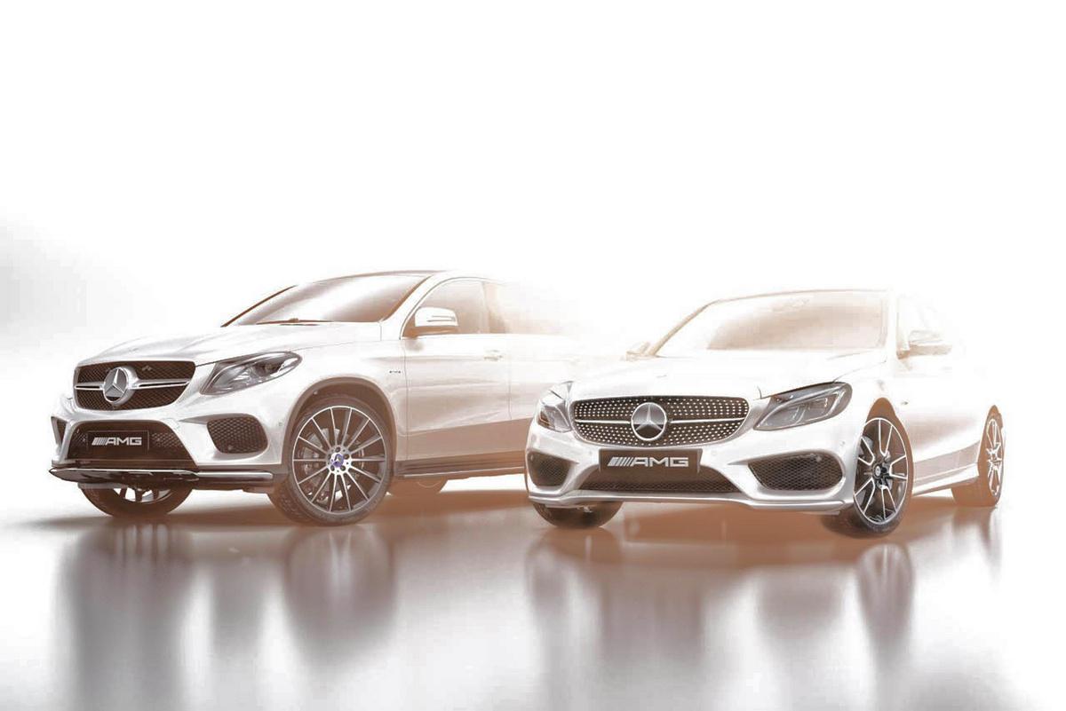 mercedes c450 amg sport detroit teaser 1