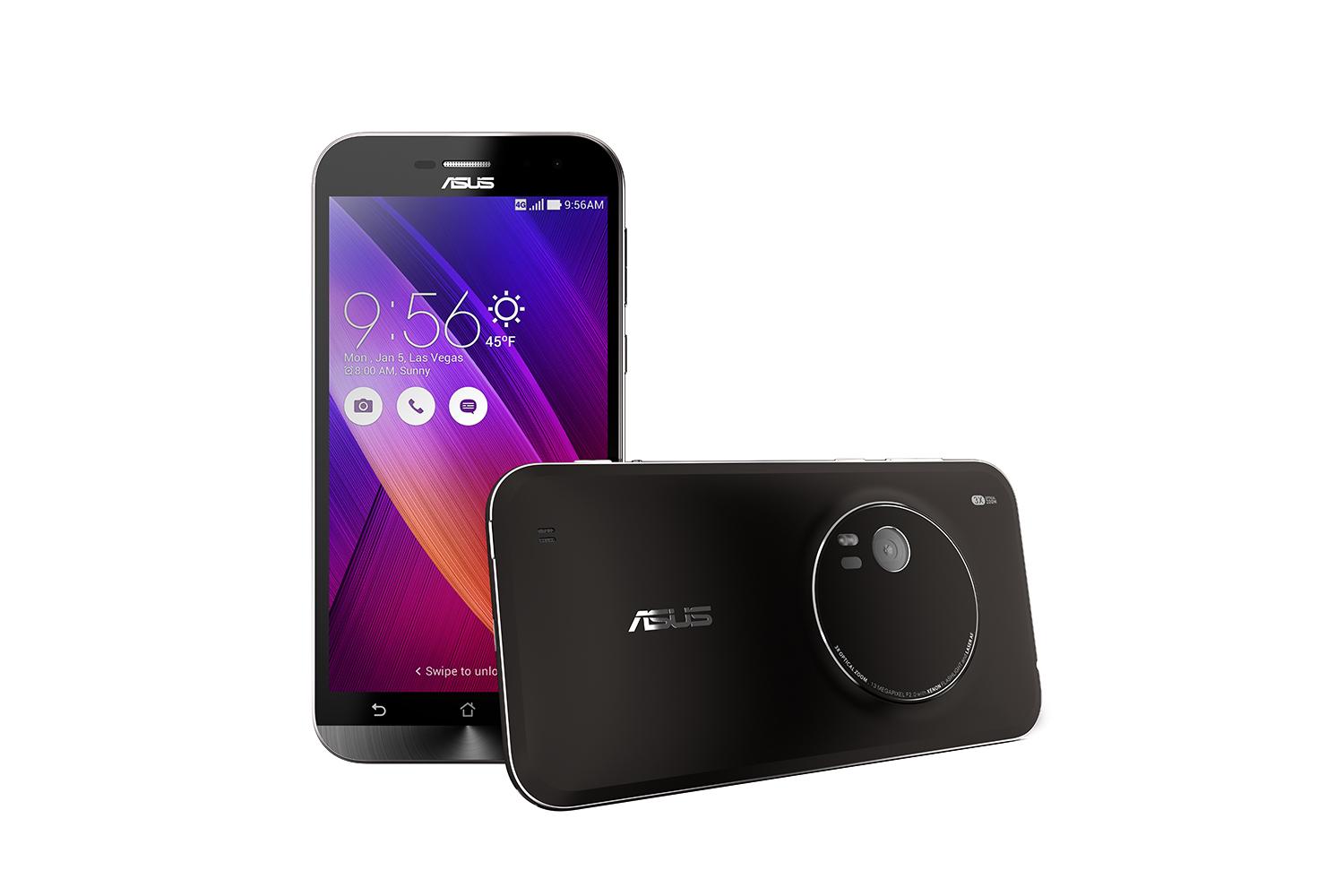 asus announces camera focused zenfone zoom at ces front and back