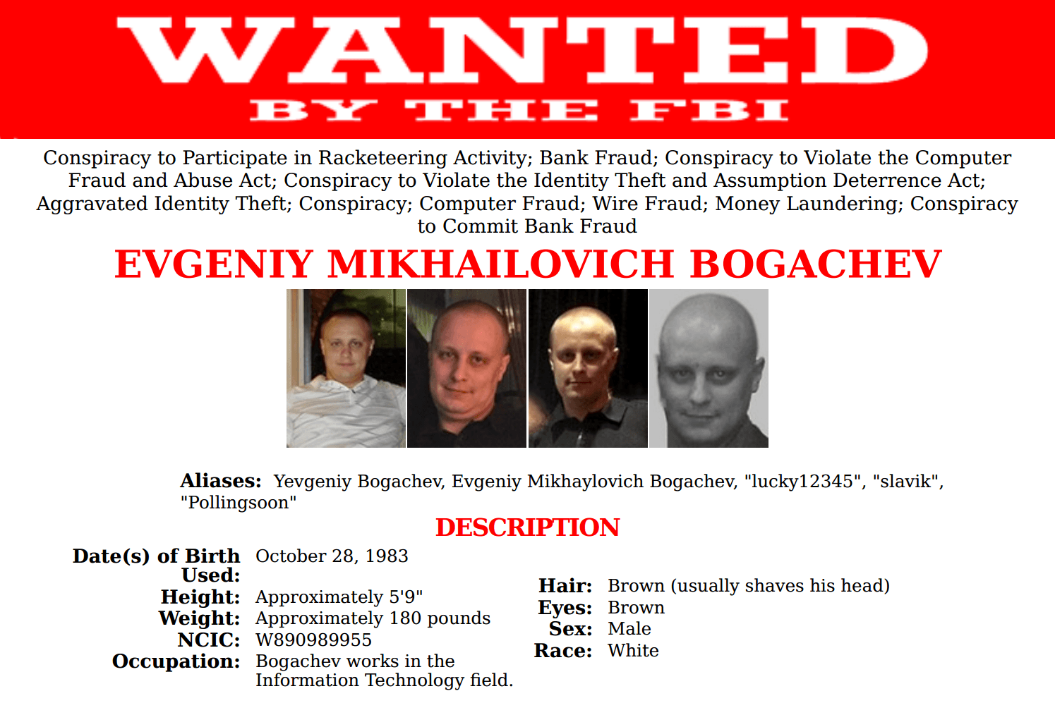 EVGENIY MIKHAILOVICH BOGACHEV