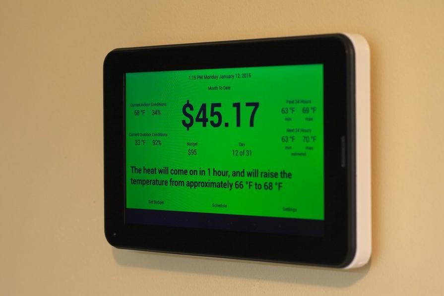 thermoneystat is a smart thermostat that works on dollars not degrees