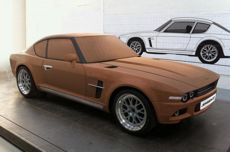 Jensen GT clay model