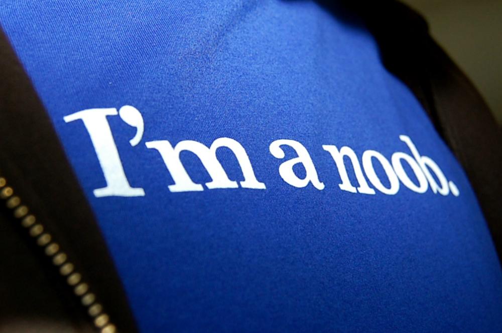 noob newbie word origins i am a shirt