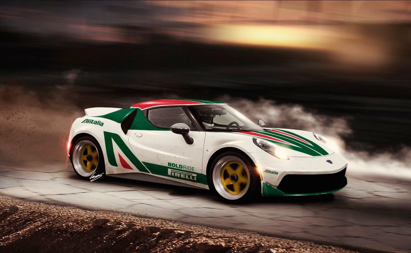 Lancia Stratos Alitalia Alfa Romeo 4C