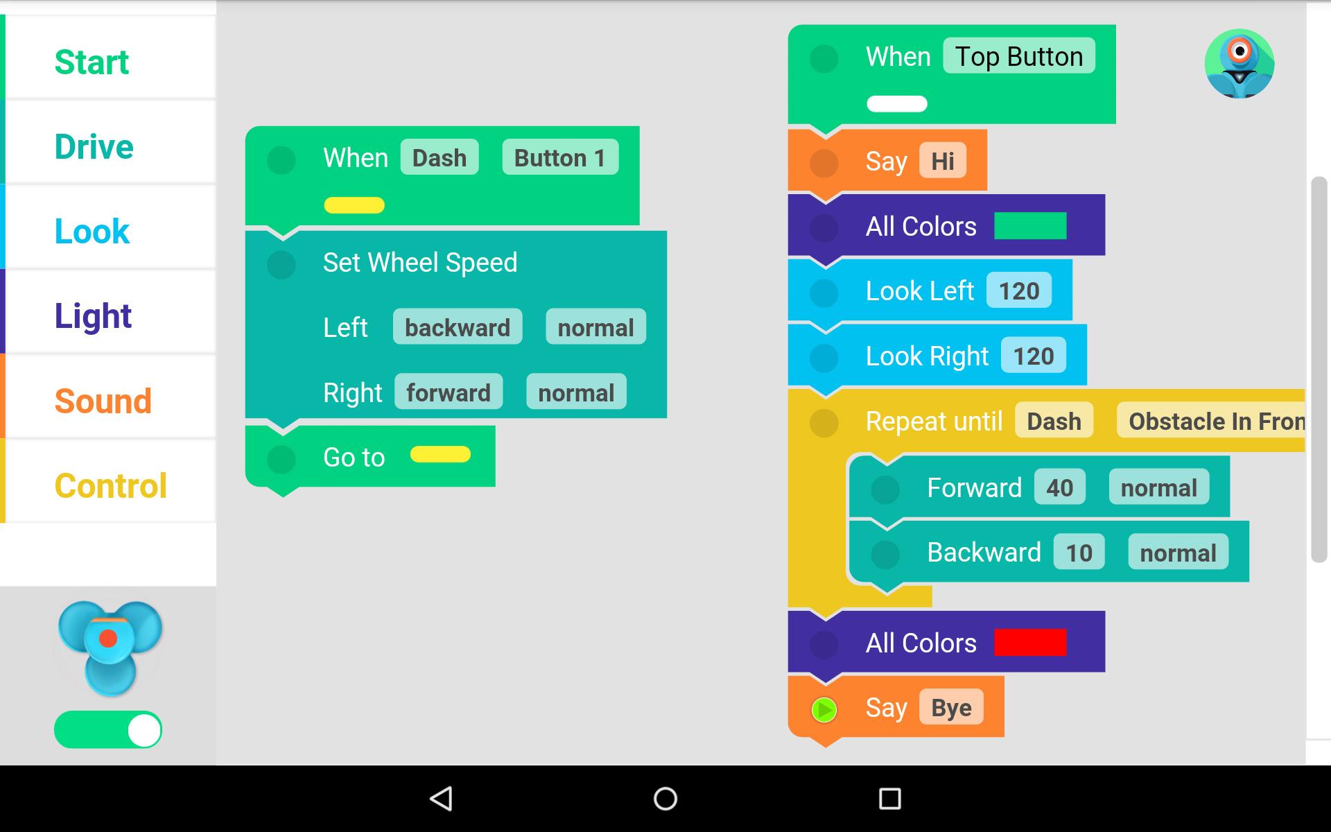 wonder workshop dash dot review blockly app 0001