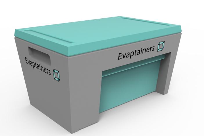 evaptainer is an electricity free refrigerator fridge