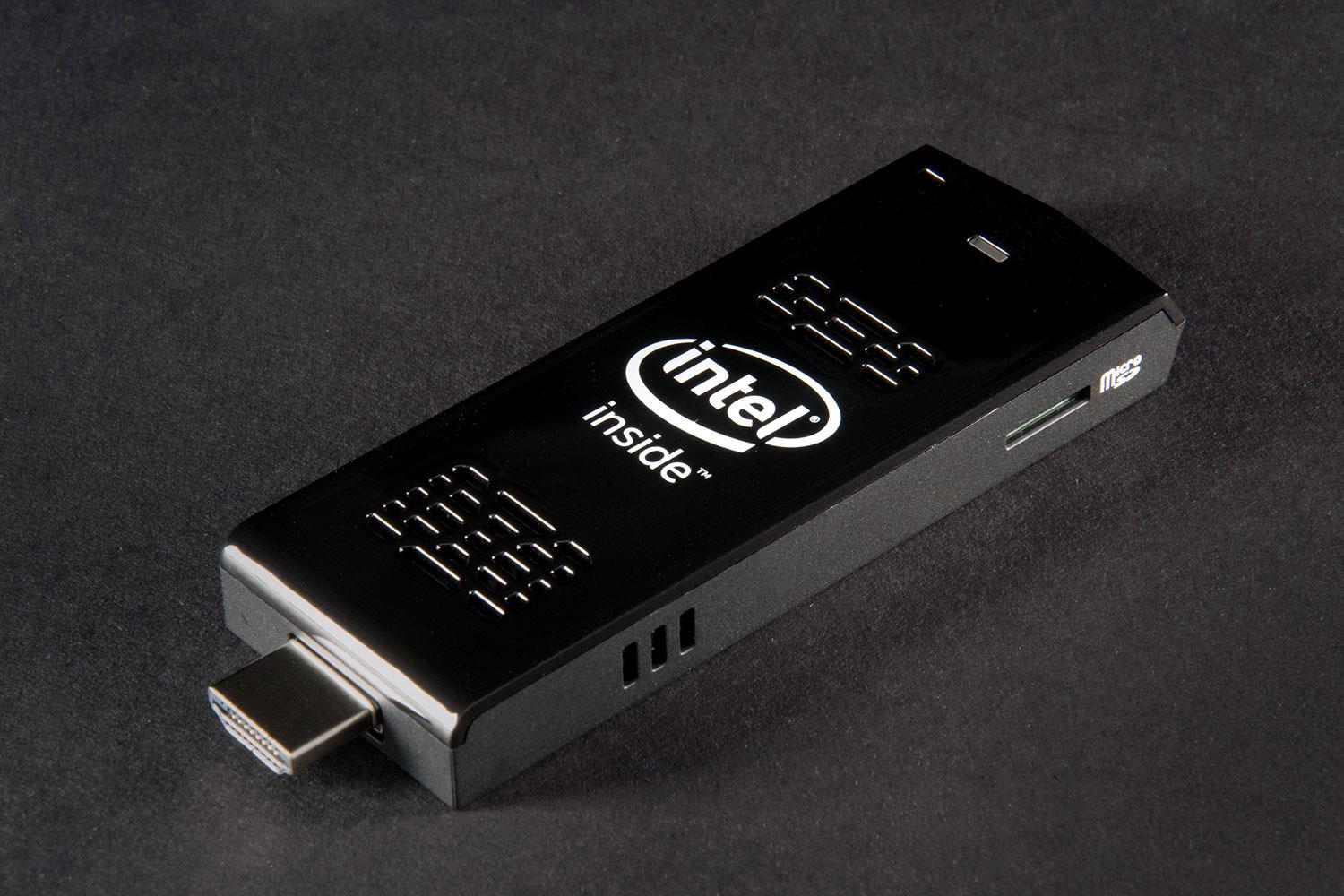 Intel Compute Stick top angle