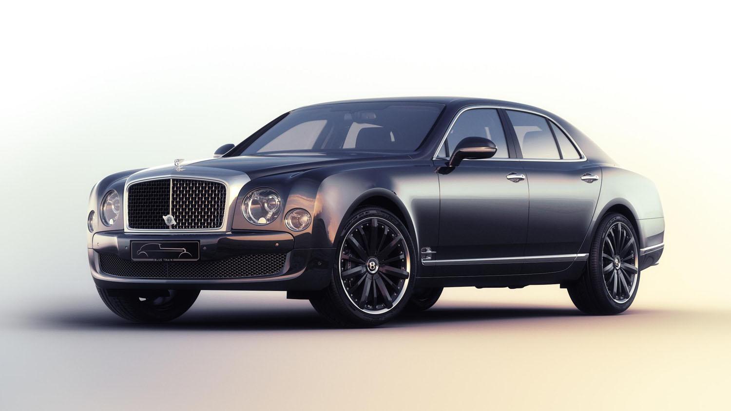 Bentley Mulsanne Speed Blue Train Edition