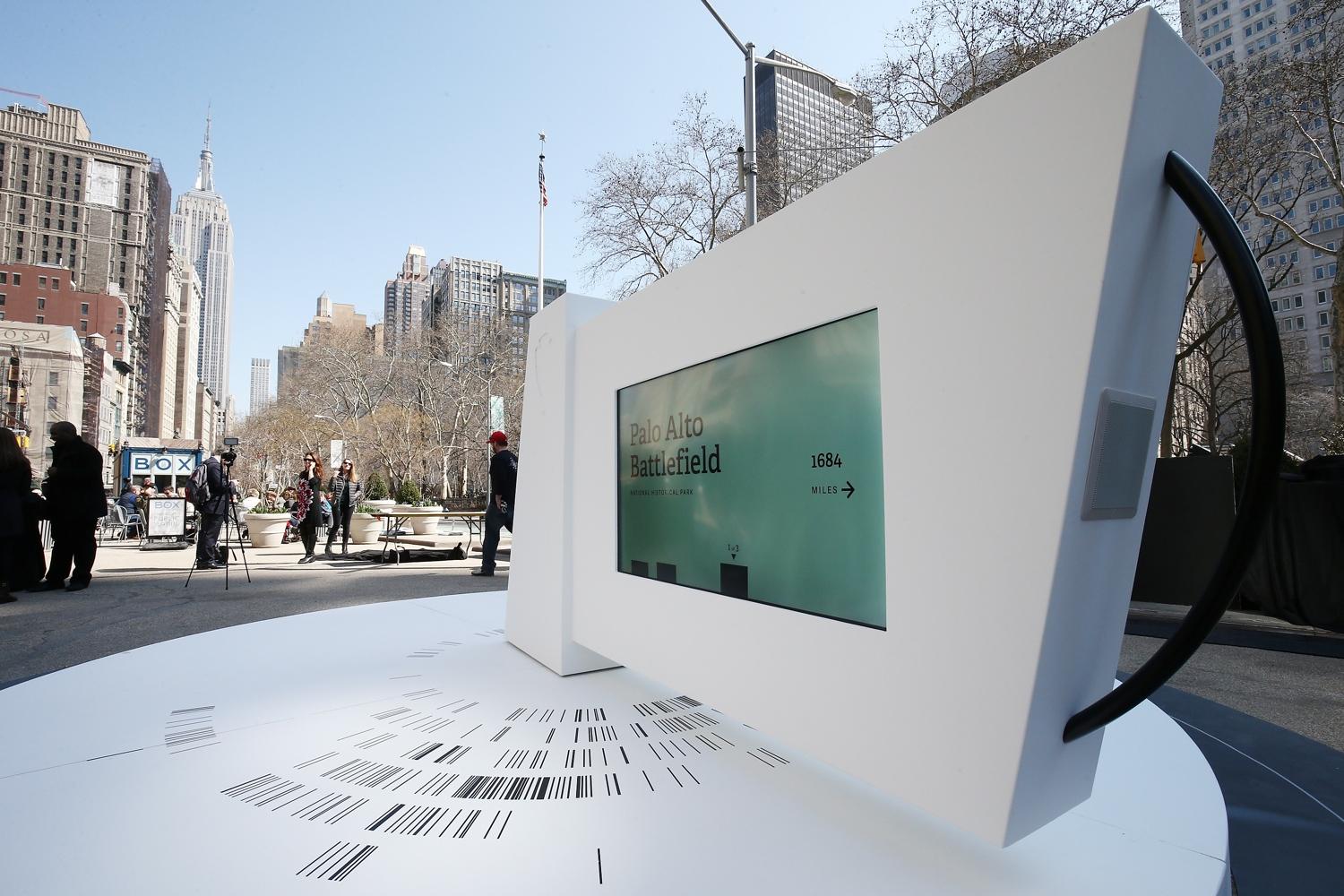 national park service unveils digital traveling kiosk to promote its 100 years find your