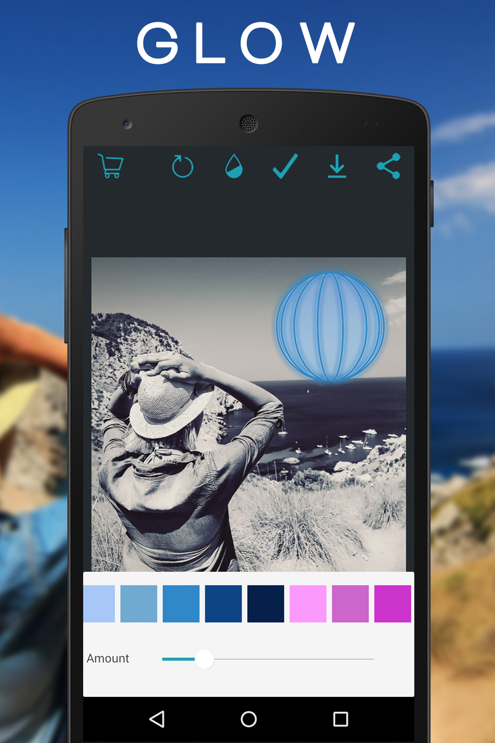 overam uses geometry to reshape photo editing on android glow