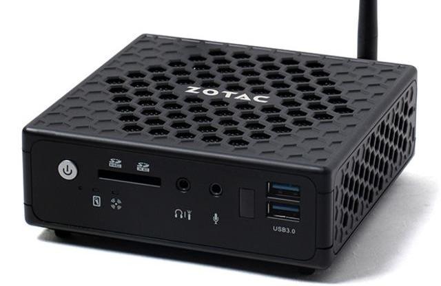 new zotac mini pc favors packs a core m in fanless case cm18f5m