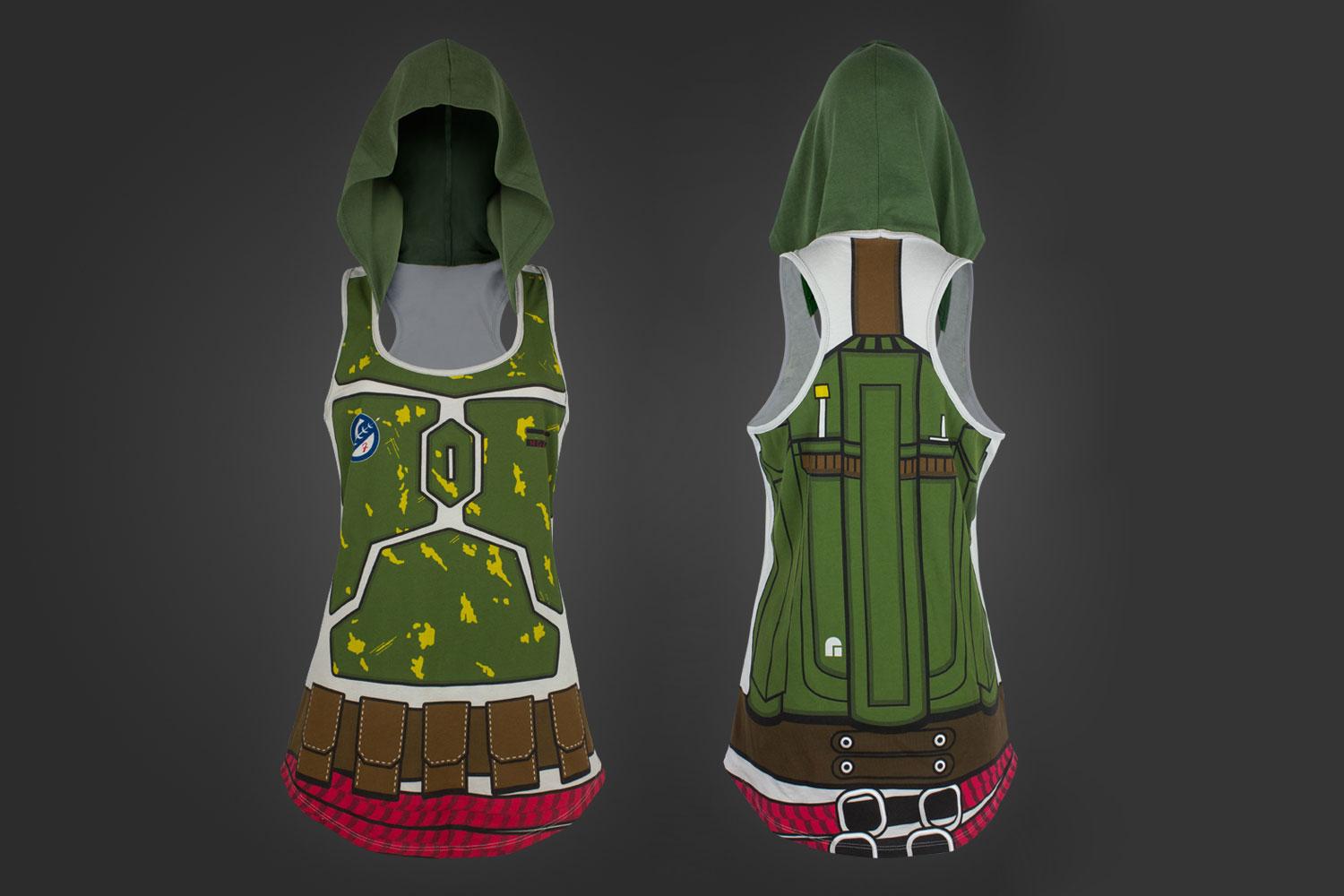 WeLoveFine Hooded I Am Boba Fett Tank Top