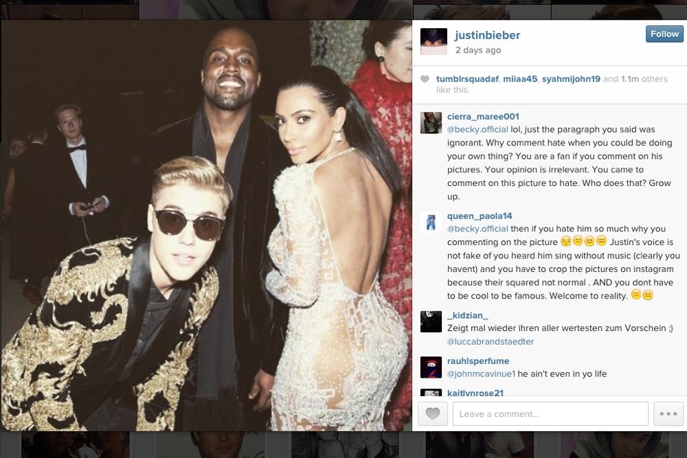 anna wintour no selfie rule met gala justin bieber