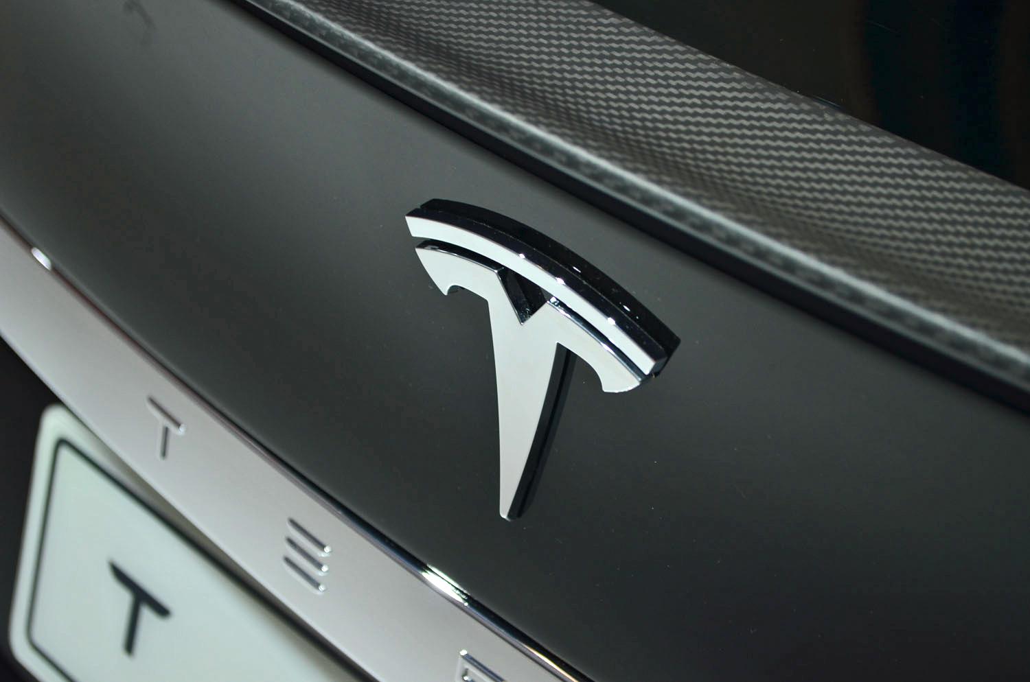 Tesla badge