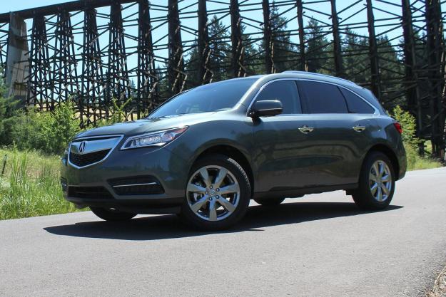 2015 Acura MDX SH AWD front left angle