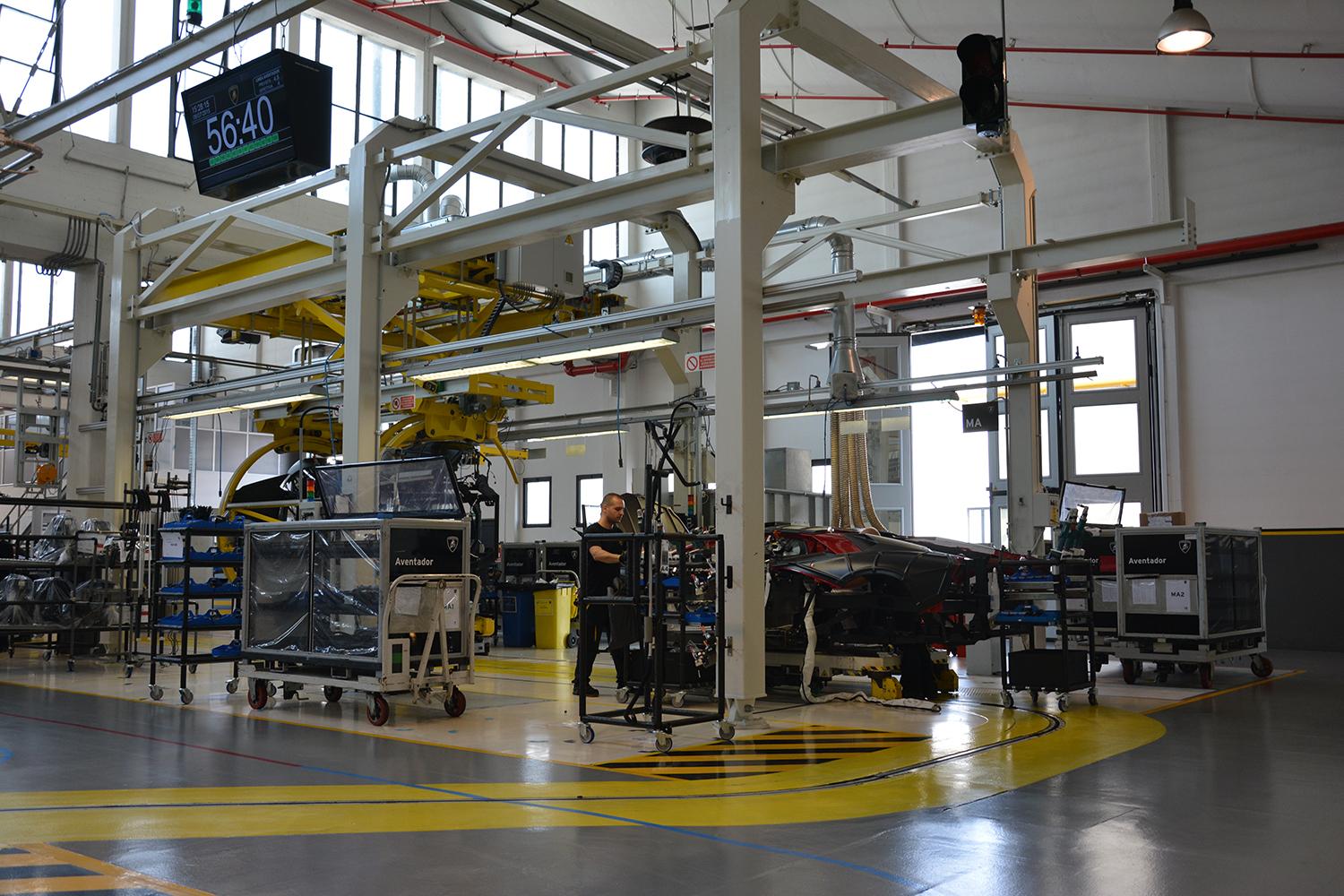 lamborghini factory tour pictures production process 0130