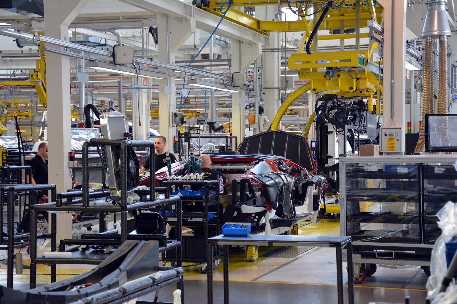 lamborghini factory tour pictures production process 0132